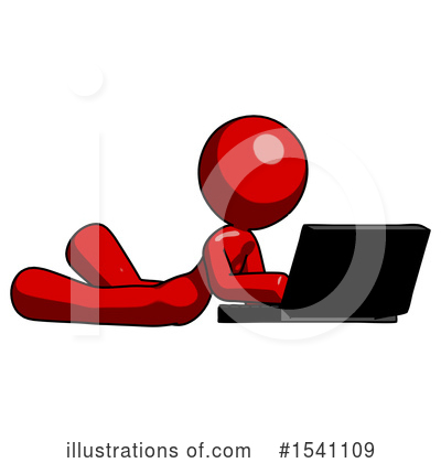 Royalty-Free (RF) Red Design Mascot Clipart Illustration by Leo Blanchette - Stock Sample #1541109