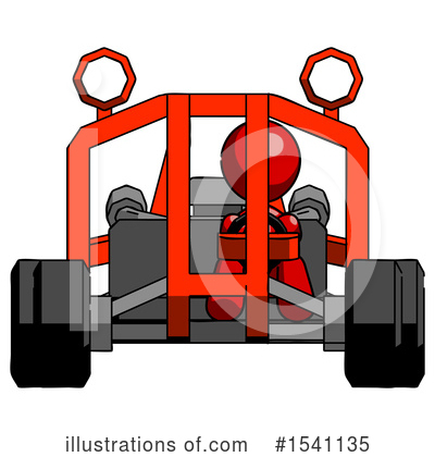 Royalty-Free (RF) Red Design Mascot Clipart Illustration by Leo Blanchette - Stock Sample #1541135