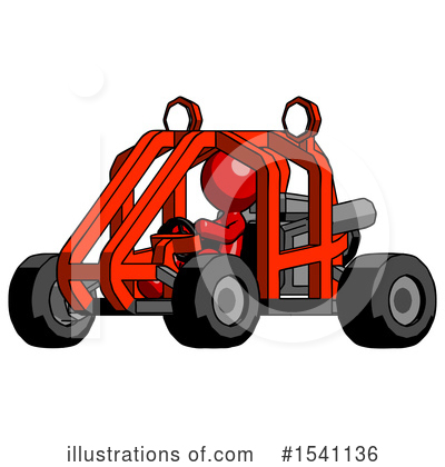 Royalty-Free (RF) Red Design Mascot Clipart Illustration by Leo Blanchette - Stock Sample #1541136