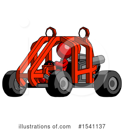 Royalty-Free (RF) Red Design Mascot Clipart Illustration by Leo Blanchette - Stock Sample #1541137