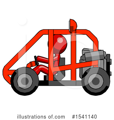 Royalty-Free (RF) Red Design Mascot Clipart Illustration by Leo Blanchette - Stock Sample #1541140