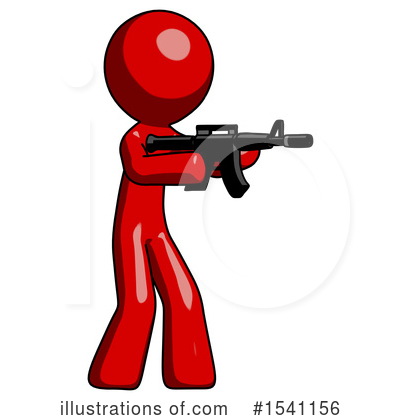 Royalty-Free (RF) Red Design Mascot Clipart Illustration by Leo Blanchette - Stock Sample #1541156