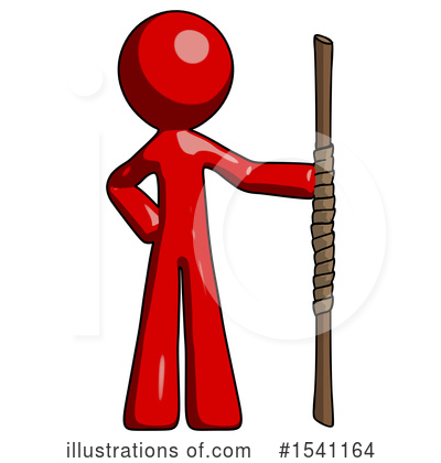 Royalty-Free (RF) Red Design Mascot Clipart Illustration by Leo Blanchette - Stock Sample #1541164