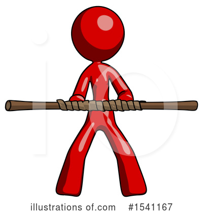 Royalty-Free (RF) Red Design Mascot Clipart Illustration by Leo Blanchette - Stock Sample #1541167