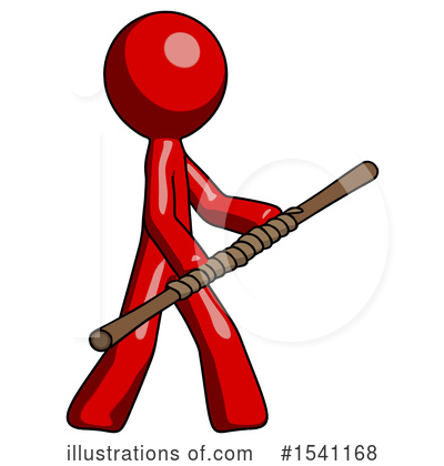 Royalty-Free (RF) Red Design Mascot Clipart Illustration by Leo Blanchette - Stock Sample #1541168