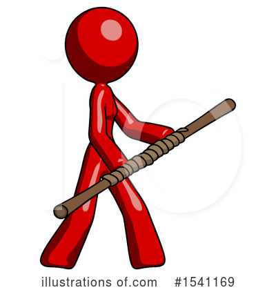Royalty-Free (RF) Red Design Mascot Clipart Illustration by Leo Blanchette - Stock Sample #1541169