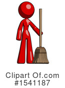 Red Design Mascot Clipart #1541187 by Leo Blanchette