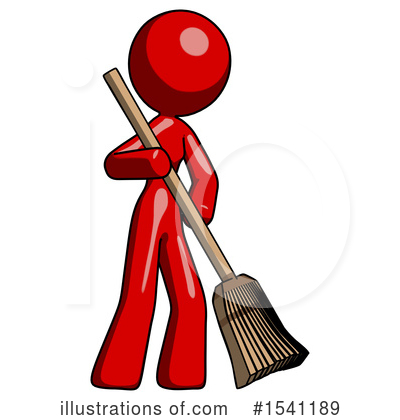 Royalty-Free (RF) Red Design Mascot Clipart Illustration by Leo Blanchette - Stock Sample #1541189