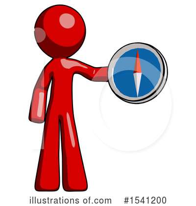 Royalty-Free (RF) Red Design Mascot Clipart Illustration by Leo Blanchette - Stock Sample #1541200