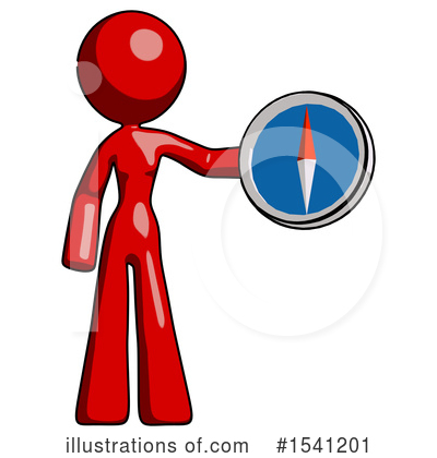Royalty-Free (RF) Red Design Mascot Clipart Illustration by Leo Blanchette - Stock Sample #1541201