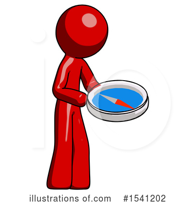 Royalty-Free (RF) Red Design Mascot Clipart Illustration by Leo Blanchette - Stock Sample #1541202