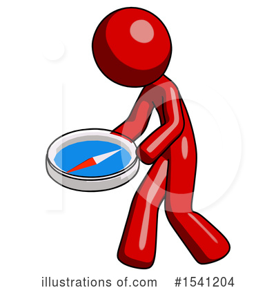 Royalty-Free (RF) Red Design Mascot Clipart Illustration by Leo Blanchette - Stock Sample #1541204