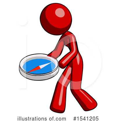 Royalty-Free (RF) Red Design Mascot Clipart Illustration by Leo Blanchette - Stock Sample #1541205