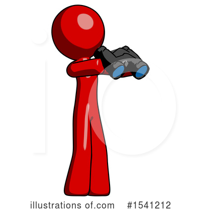 Royalty-Free (RF) Red Design Mascot Clipart Illustration by Leo Blanchette - Stock Sample #1541212