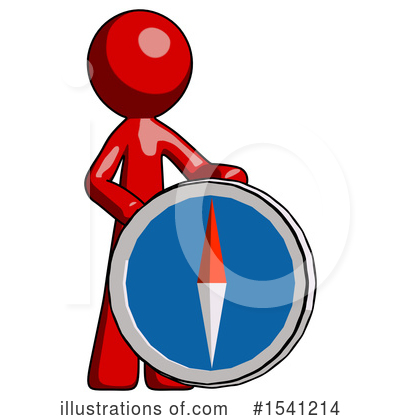 Royalty-Free (RF) Red Design Mascot Clipart Illustration by Leo Blanchette - Stock Sample #1541214
