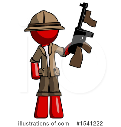 Royalty-Free (RF) Red Design Mascot Clipart Illustration by Leo Blanchette - Stock Sample #1541222