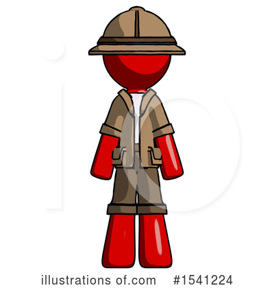 Royalty-Free (RF) Red Design Mascot Clipart Illustration by Leo Blanchette - Stock Sample #1541224
