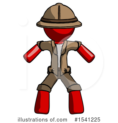 Royalty-Free (RF) Red Design Mascot Clipart Illustration by Leo Blanchette - Stock Sample #1541225
