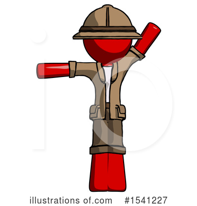 Royalty-Free (RF) Red Design Mascot Clipart Illustration by Leo Blanchette - Stock Sample #1541227