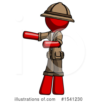 Royalty-Free (RF) Red Design Mascot Clipart Illustration by Leo Blanchette - Stock Sample #1541230