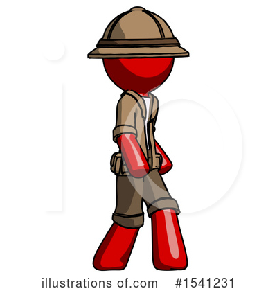 Royalty-Free (RF) Red Design Mascot Clipart Illustration by Leo Blanchette - Stock Sample #1541231