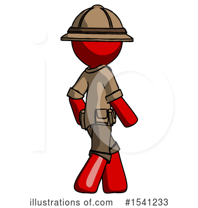 Royalty-Free (RF) Red Design Mascot Clipart Illustration by Leo Blanchette - Stock Sample #1541233