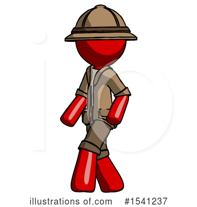 Royalty-Free (RF) Red Design Mascot Clipart Illustration by Leo Blanchette - Stock Sample #1541237