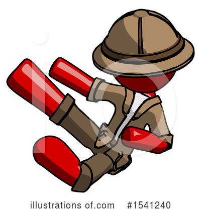 Royalty-Free (RF) Red Design Mascot Clipart Illustration by Leo Blanchette - Stock Sample #1541240