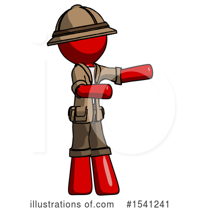 Royalty-Free (RF) Red Design Mascot Clipart Illustration by Leo Blanchette - Stock Sample #1541241