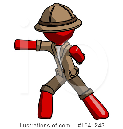 Royalty-Free (RF) Red Design Mascot Clipart Illustration by Leo Blanchette - Stock Sample #1541243