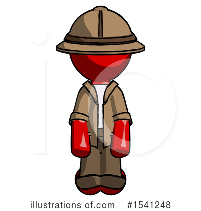 Royalty-Free (RF) Red Design Mascot Clipart Illustration by Leo Blanchette - Stock Sample #1541248