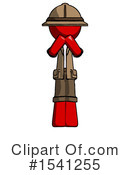 Red Design Mascot Clipart #1541255 by Leo Blanchette