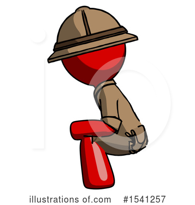 Royalty-Free (RF) Red Design Mascot Clipart Illustration by Leo Blanchette - Stock Sample #1541257