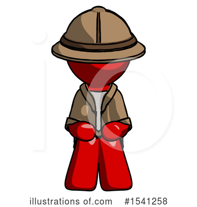 Royalty-Free (RF) Red Design Mascot Clipart Illustration by Leo Blanchette - Stock Sample #1541258