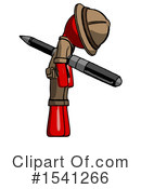 Red Design Mascot Clipart #1541266 by Leo Blanchette
