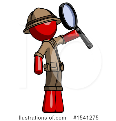Royalty-Free (RF) Red Design Mascot Clipart Illustration by Leo Blanchette - Stock Sample #1541275