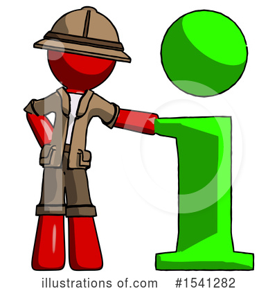Royalty-Free (RF) Red Design Mascot Clipart Illustration by Leo Blanchette - Stock Sample #1541282