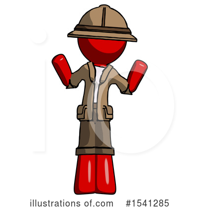 Royalty-Free (RF) Red Design Mascot Clipart Illustration by Leo Blanchette - Stock Sample #1541285