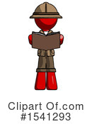 Red Design Mascot Clipart #1541293 by Leo Blanchette
