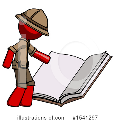 Royalty-Free (RF) Red Design Mascot Clipart Illustration by Leo Blanchette - Stock Sample #1541297
