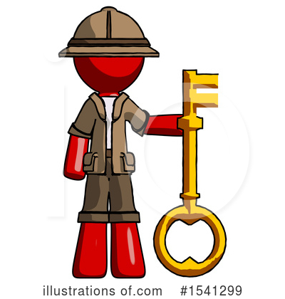 Royalty-Free (RF) Red Design Mascot Clipart Illustration by Leo Blanchette - Stock Sample #1541299