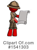 Red Design Mascot Clipart #1541303 by Leo Blanchette