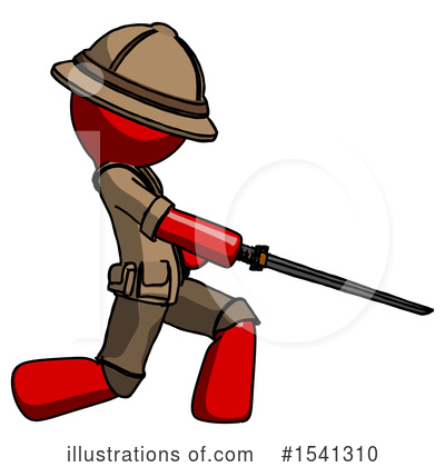 Royalty-Free (RF) Red Design Mascot Clipart Illustration by Leo Blanchette - Stock Sample #1541310