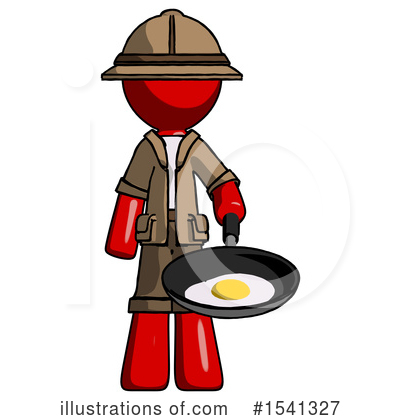 Royalty-Free (RF) Red Design Mascot Clipart Illustration by Leo Blanchette - Stock Sample #1541327