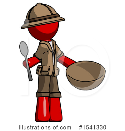 Royalty-Free (RF) Red Design Mascot Clipart Illustration by Leo Blanchette - Stock Sample #1541330