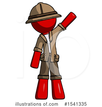 Royalty-Free (RF) Red Design Mascot Clipart Illustration by Leo Blanchette - Stock Sample #1541335