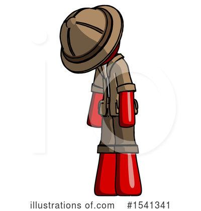Royalty-Free (RF) Red Design Mascot Clipart Illustration by Leo Blanchette - Stock Sample #1541341