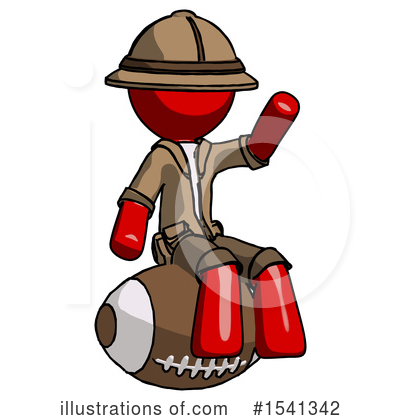 Royalty-Free (RF) Red Design Mascot Clipart Illustration by Leo Blanchette - Stock Sample #1541342