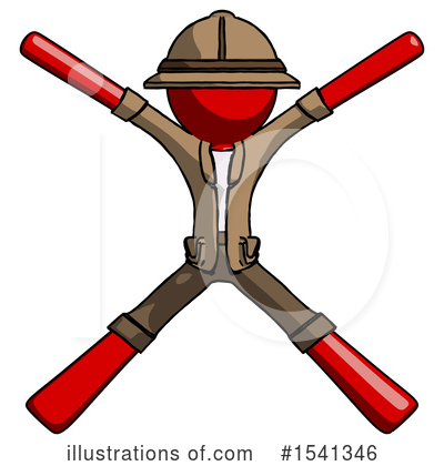 Royalty-Free (RF) Red Design Mascot Clipart Illustration by Leo Blanchette - Stock Sample #1541346