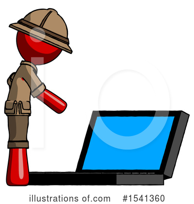 Royalty-Free (RF) Red Design Mascot Clipart Illustration by Leo Blanchette - Stock Sample #1541360